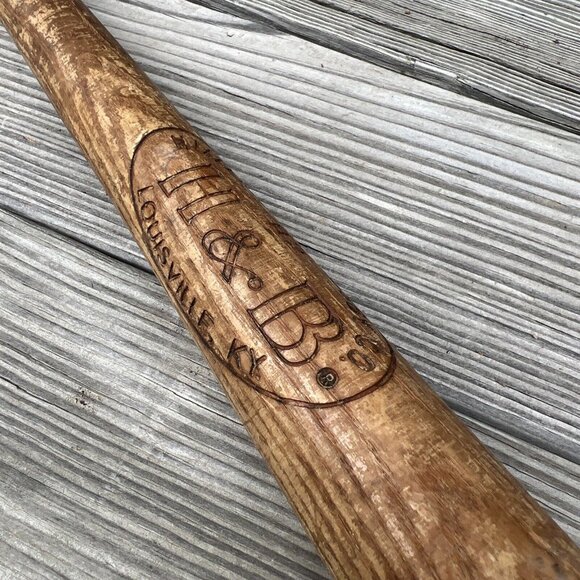 VTG Crackerjack Little League Hillerich & Bradsby Co. 02 Baseball Wood Bat 27" - Picture 11 of 15
